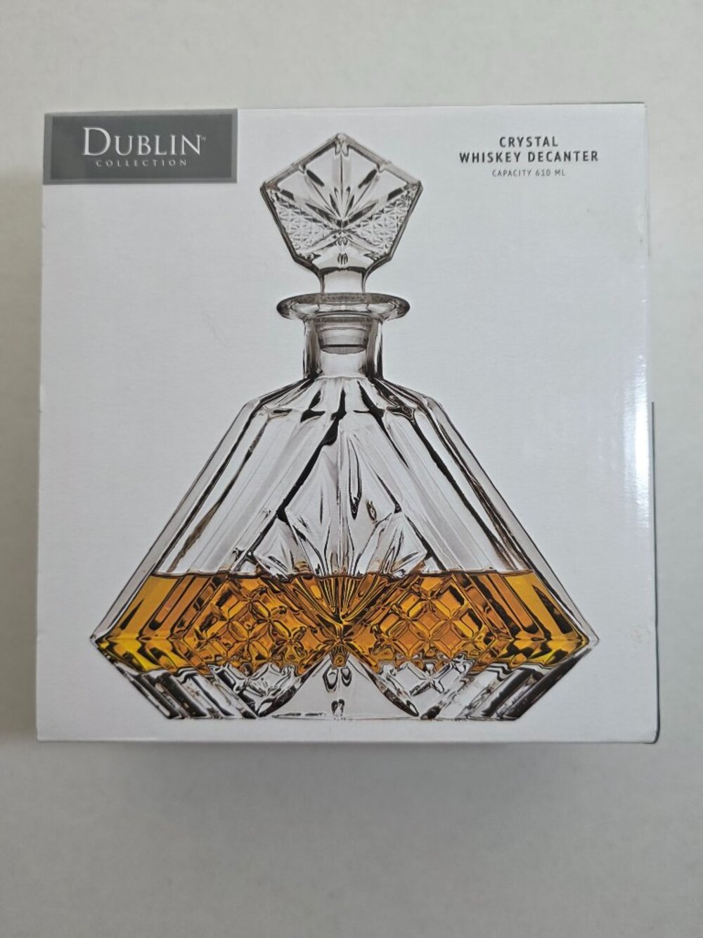 Dublin Crystal Triangle Decanter